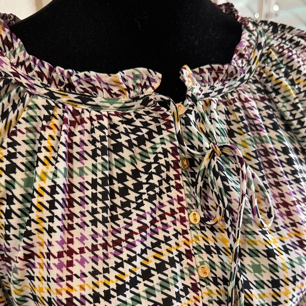 LOFT Multicolor Plaid Midi Dress - Picture 4 of 10